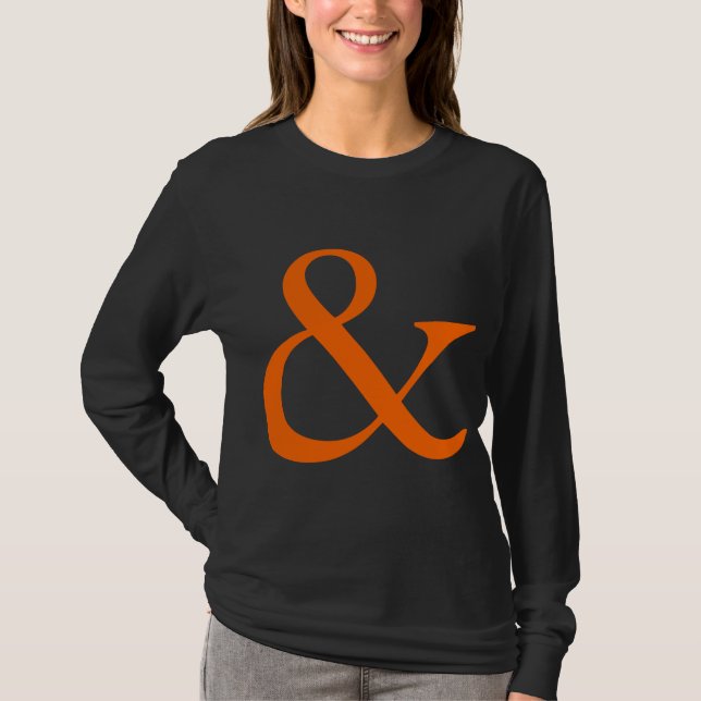 Ampersand - Orange T-Shirt (Vorderseite)
