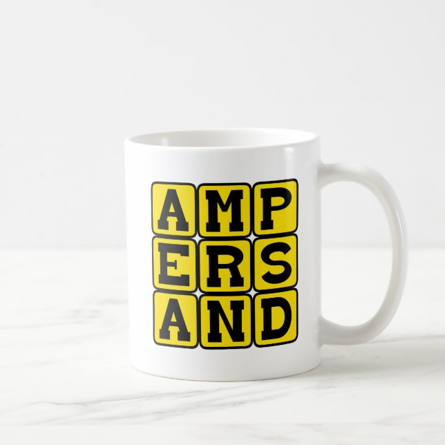 Ampersand, Satzart Kaffeetasse (Rechts)