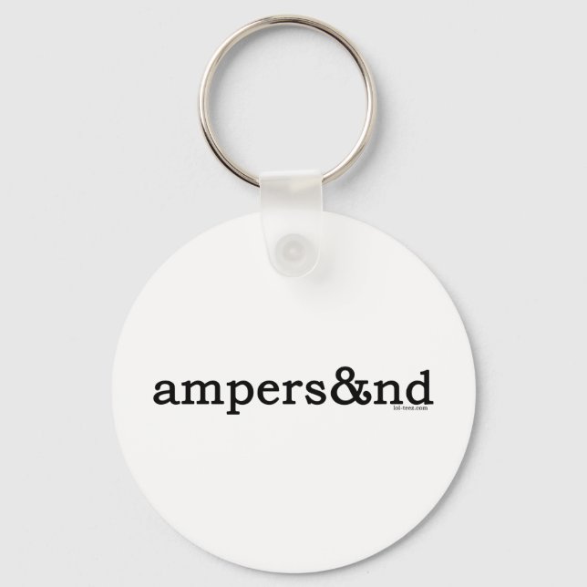 Ampersand Schlüsselanhänger (Vorderseite)