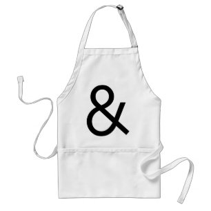 Ampersand - Schwarz Schürze