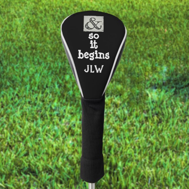 Ampersand-Symbol und so fängt es Humorvollen Fahre Golf Headcover (Von Creator hochgeladen)