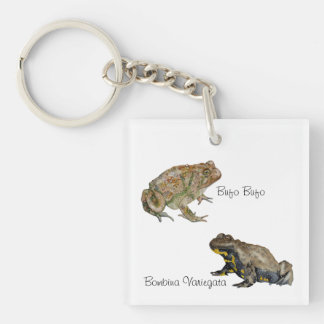Amphibians, Reptiles & Insects Watercolor Schlüsselanhänger