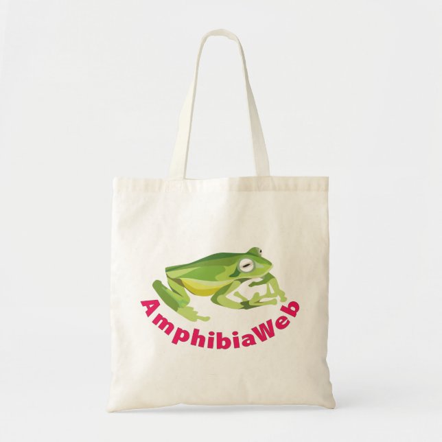 AmphibiaWeb Sabins Glasfrosch-Tasche Tragetasche (Vorne)