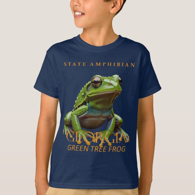 Amphibien im georgischen Gebiet T-Shirt (Vorderseite)