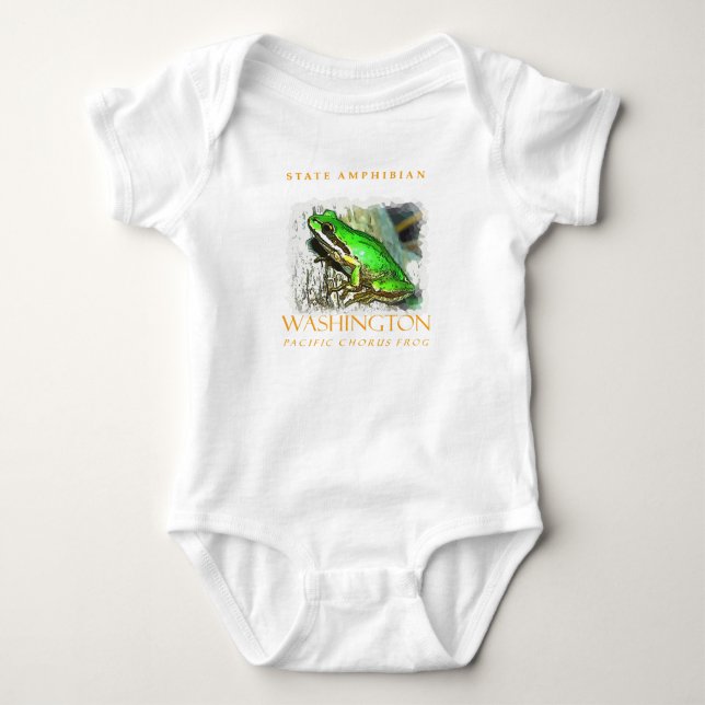 Amphibien in Washington, der pazifische Chor Baby Strampler (Vorderseite)