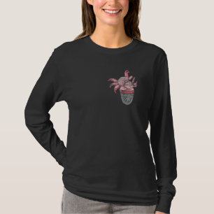 Amphibien Salamander Niedliches Pocket Baby Axolot T-Shirt