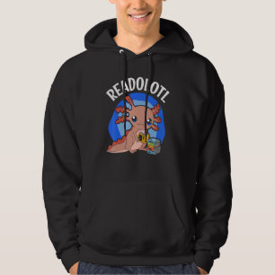 Amphibien Salamander Readolotl Buchleser Hoodie