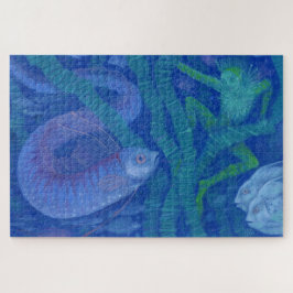 Amphibien und Fischkönig, Fantasiekunst, Unterwass