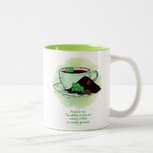 Amphibien Zweifarbige Tasse
