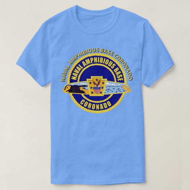 Amphibienbasis Marinestützpunkt Coronado w Txt T-Shirt (Design vorne)