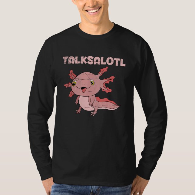 Amphibienfisch Axolotl T-Shirt (Vorderseite)
