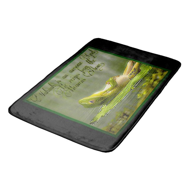 Amphibienmodelle: Frosch Laze 01-02 Badematte (Schrägansicht)