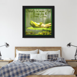 Amphibienmodelle: Frosch Laze 01-02 Leinwanddruck