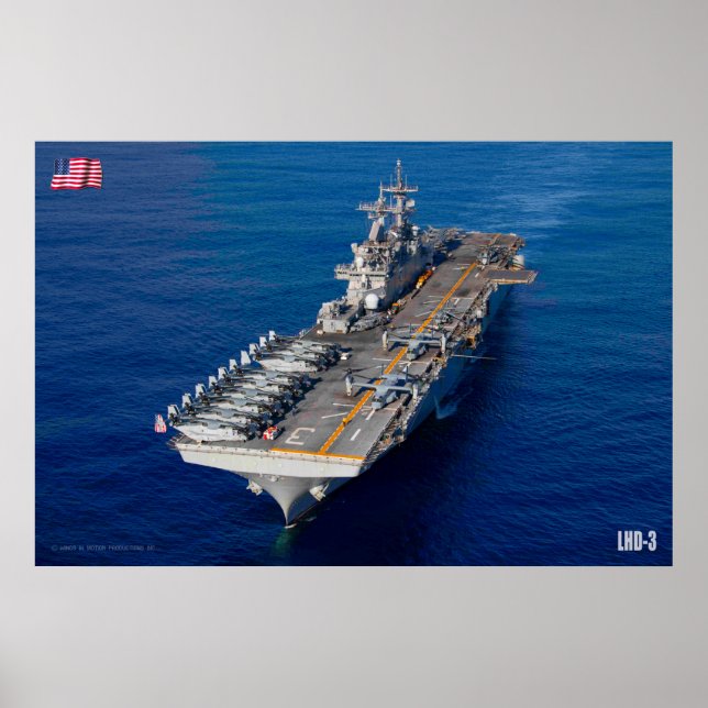 AMPHIBIOUS-ASSAULT-SCHIFF - LHD-3 POSTER (Vorne)