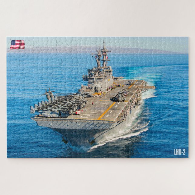 AMPHIBIOUS ASSAULT SHIP - LHD 2 (20 x 30 INCH) (Horizontal)