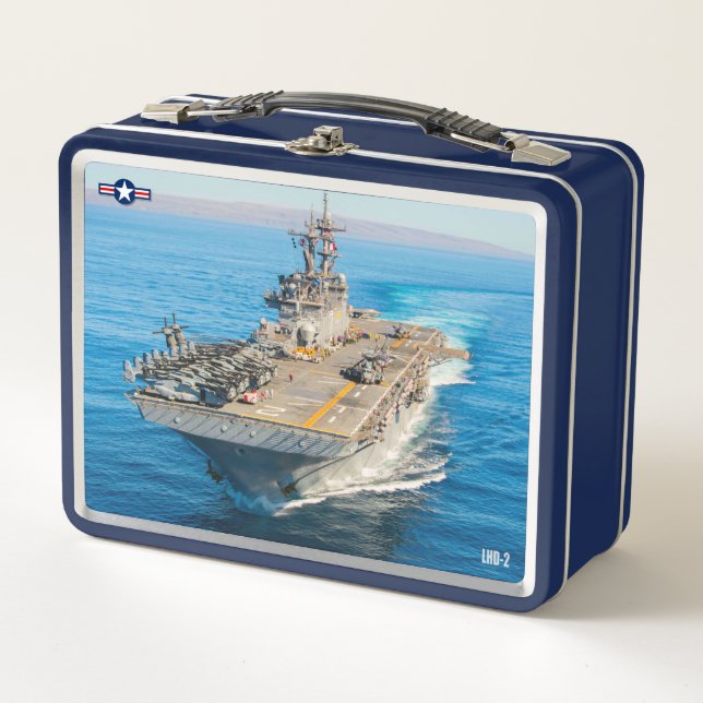 AMPHIBIOUS ASSAULT SHIP - LHD METALL BROTDOSE (Vorderseite)