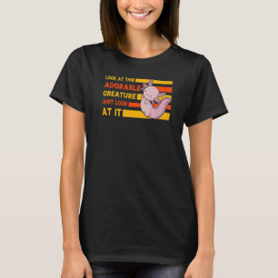 Amphibische Redewendungen Axolotl 24 T-Shirt