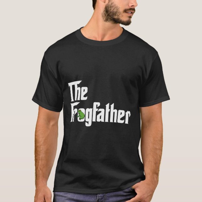 Amphibischer Frosch der Frogvater T-Shirt (Vorderseite)