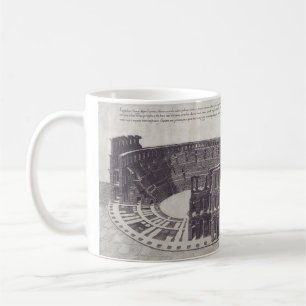 Amphitheater in Verona auf der Piazza Bra Kaffeetasse