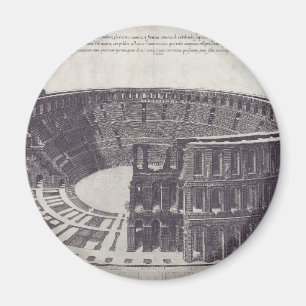 Amphitheater in Verona auf der Piazza Bra Magnet