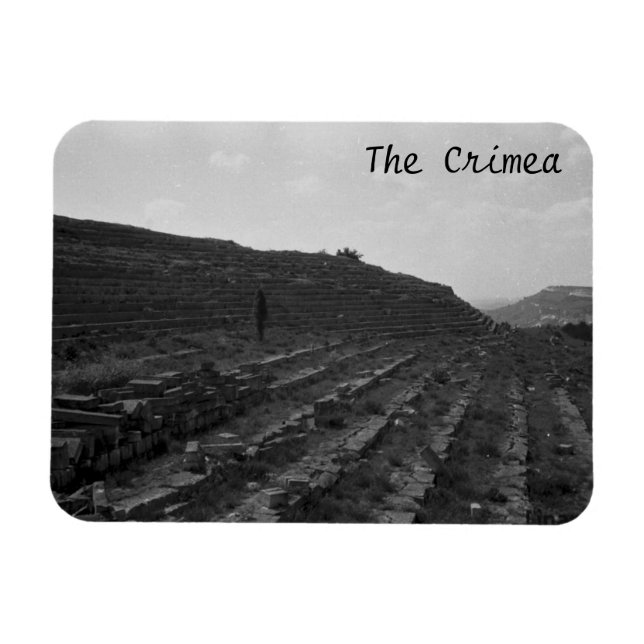 Amphitheater Kalksteinbruch auf der Krim Magnet (Horizontal)