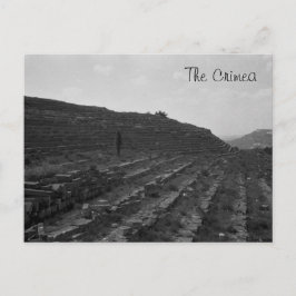 Amphitheater Kalksteinbruch auf der Krim Postkarte