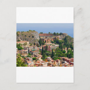 Amphitheater Taormina 4 Postkarte