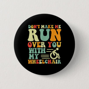 Amputee Fun Rollstuhl Racing Bysketbyll Handicap Button