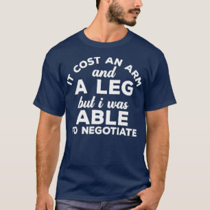 Amputee Geschenke Broken Leg Rollstuhl Spaß Funny T-Shirt