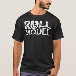 Amputee Handicap - Roll Model Funny Rollstuhl Amp T-Shirt
