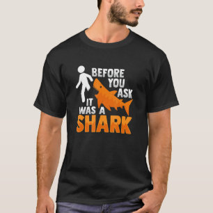 Amputee Joke Leg Prothetischer Hai für einen Leg A T-Shirt