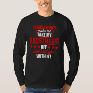 Amputee Spaß Beat Leg Arm Funny Erholung 1 T-Shirt
