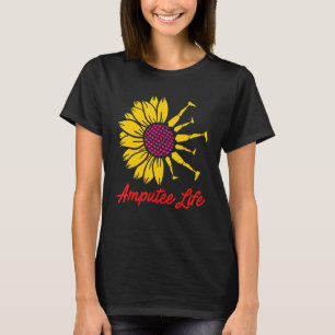 Amputee Spaß Blume Life Leg Arm Funny Erholung T-Shirt