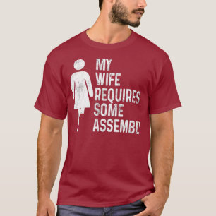 Amputee Spaß Ehefrau Zusammenbau Leinen Arm Funny T-Shirt