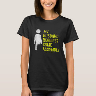 Amputierte Spaß-Husband-Bauleder-Arm-Erholung 4 T-Shirt