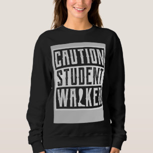 Amputierter mit gebrochenem Bein Gute Besserung Vo Sweatshirt
