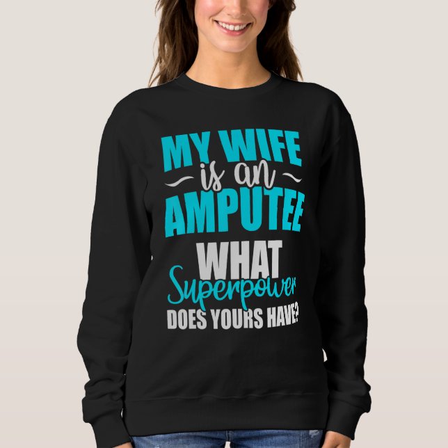 Amputierter Spaß-Arm-Erholung 5 Sweatshirt (Vorderseite)