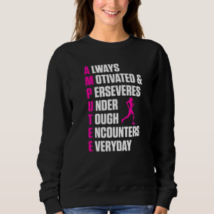 Amputierter Spaß Definition Leg Arm Funny Erholung Sweatshirt