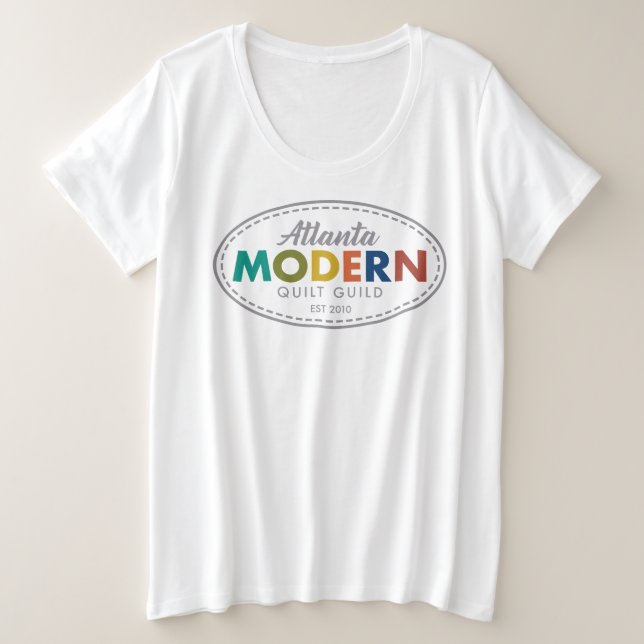 AMQG Frauen plus Größeraglan-T-Shirt Große Größe T-Shirt (Design vorne)