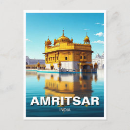 Amritsar Golden Tempel Postkarte