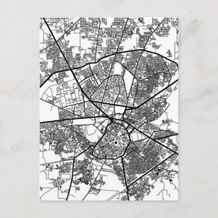 Amritsar Punjab Stadtplan Postkarte