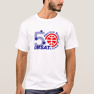 AMSAT 50. Jahrestags-Logo-T - Shirt - Licht