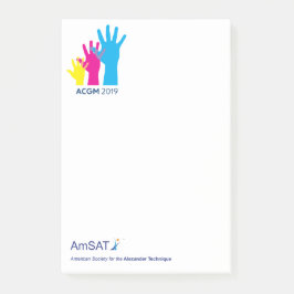 AMSAT ACGM 2019 - Post-Itanmerkungen Logo Post-it Klebezettel