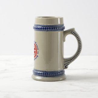 AMSAT Logo-Bier Stein Bierglas