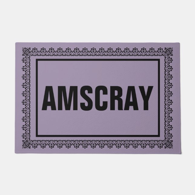 Amscray Tür-Matte Fußmatte (Vorderseite)