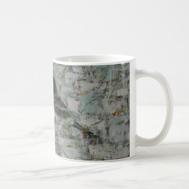 Amsel im Baum Kaffeetasse (Rechts)