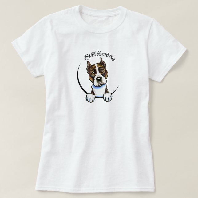 AmStaff Brindle IAAM T-Shirt (Design vorne)