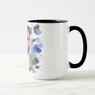 Amstaff färgrik.  tasse