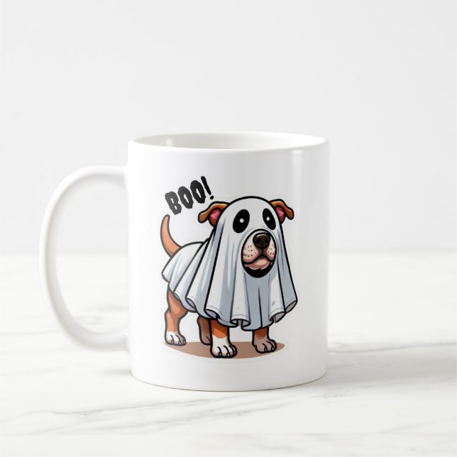 AmStaff Ghost-Kostüm Kaffeetasse (Links)