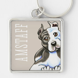 Amstaff Mageres auf mir (Art) Schlüsselanhänger